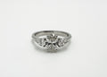 Oval & Pear Three Stone Ring